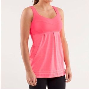Lululemon Pink Tame Me Tank Activewear Top